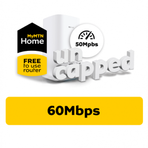 MyMTN Home Uncapped Ultra 60Mbps